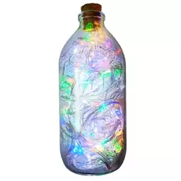 چراغ خواب آباژور شیشه ای مدل بطری جادوویی Magic Bottle هفت رنگ