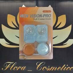 لنز چشم رنگی نیو ویژن پرو NWE VISION PRO مدل ( AMBER HAZEL ) 6 ماهه و بدون ایجاد حساسیت 