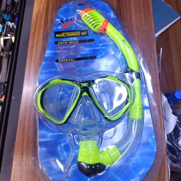 اسنورکل شنا سلز سه سوپاپه همراه با عینک