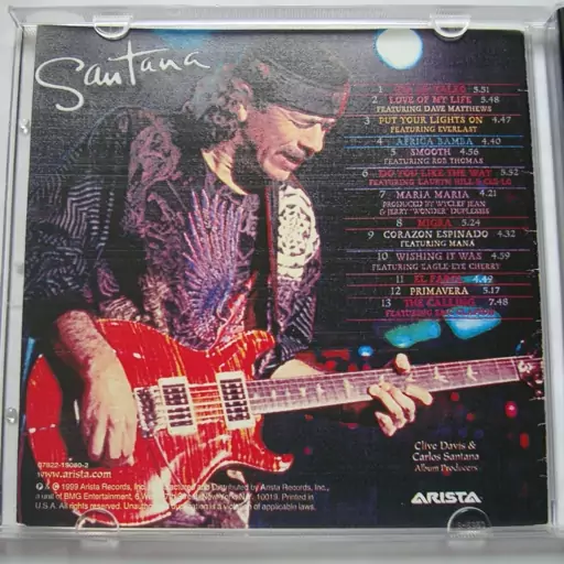 آلبوم موسیقی جاز Santana 1999 برنده هشت جایزه Grammy