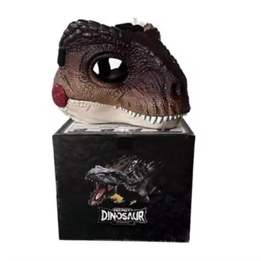 ماسک سر دایناسور متوسط با فک متحرک Dinosaur head mask