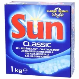 نمک احیا کننده ماشین ظرفشویی Sun Classic حجم 1 کیلو گرم