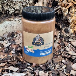 کره بادام زمینی شکلاتی بامداد حجم 1کیلو بدون مواد افزودنی