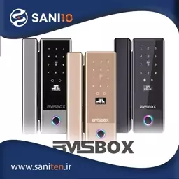 قفل دیجیتال شیشه سکوریت با نمایشگر خارجی برند BMSBOX مدل SLG103