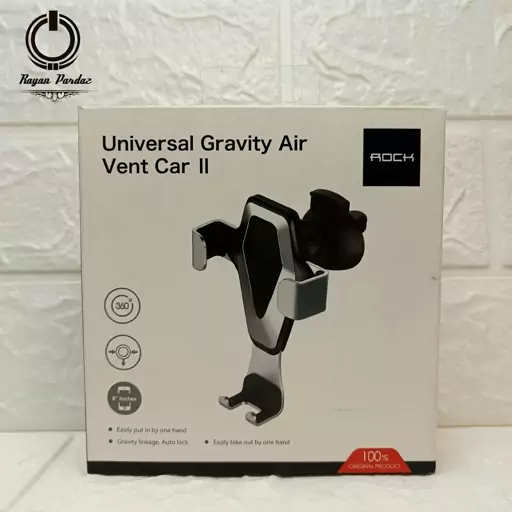 پایه نگهدارنده گوشی موبایل ROCK  مدل Universal Gravity Air 