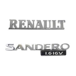 آرم صندوق عقب خودرو قطعه سازان کبیر مدل R-SANDRO-1030127 مناسب برای رنو ساندرو بسته 2 عددی