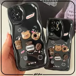 قاب honey bear عروسکی  مشکی  a55