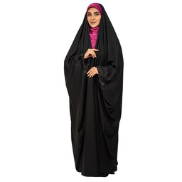 چادر مشکی عربی مدل مخمل لاله جنس کر پ حریر قطری اصل 