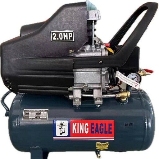 پمپ کمپرسور باد 25 لیتری کوبله (روغنی) کینگ ایگل KING EAGLE