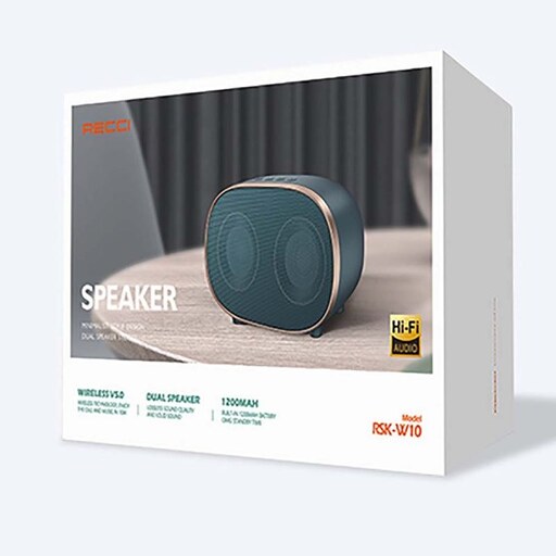 اسپیکر بلوتوثی رسی مدل RSK-W10 ا Recci RSK-W10 Bluetooth Speaker