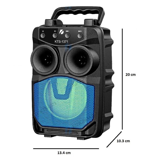 اسپیکر بلوتوثی 1371 kts میکروفون خور،فلش خور ،رم خور