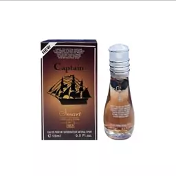 عطر جیبی مردانه اسمارت کالکشن مدل کاپیتان بلک حجم 15 میلی لیتر smart Captain Black 