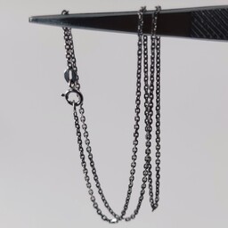 زنجیر یا گردنبند زنانه نقره مدل فلامینگو        