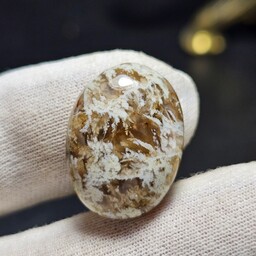  نگین سنگ طبیعی عقیق شجر معدنی خراسانی کد  31244 