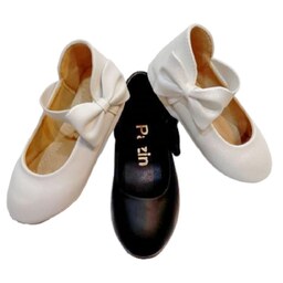 کفش بچگانه مجلسی دخترانه طرح گل پاپیون (کد 152)