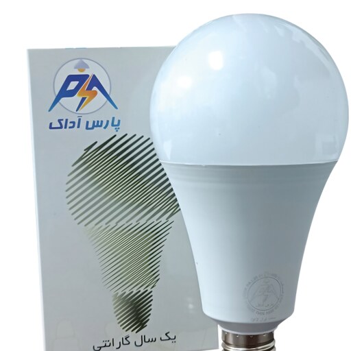 لامپ حبابی led 25w پارس اداک