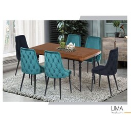 میز و صندلی ناهارخوری مدل لیما(هزینه ارسال به عهده مشتری میباشد.)