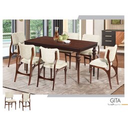 میز و صندلی ناهارخوری مدل گیتا(هزینه ارسال به عهده مشتری میباشد.)