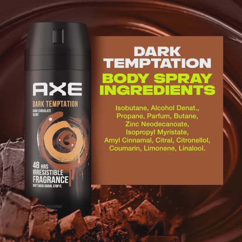 اسپری ضدتعریق مردانه اکس Dark Temptation حجم 150 میل