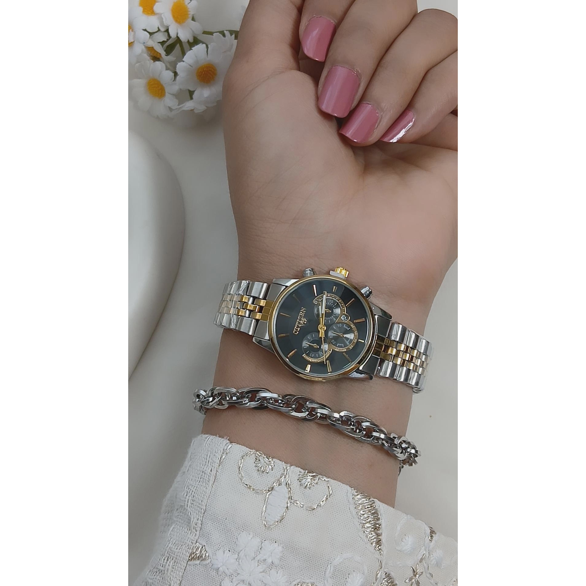 ساعت مچی زنانه سیتیزن تقویم فعال ضد آب
