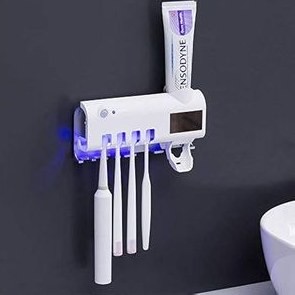 جامسواکی و ضدعفونی کننده مسواک شارژی و خورشیدی و خمیرداندان ریز دستی مدل JX-5588