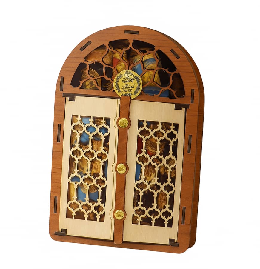 حلوا مسقطی لار مغزدار طرح درب قدیم