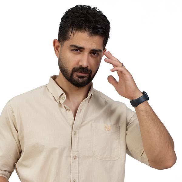 پیراهن لینن کوتاه کد6898