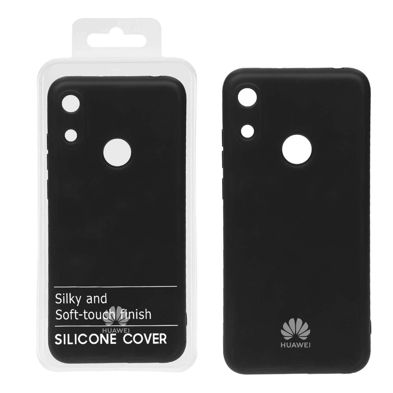 قاب نیو سیلیکون محافظ لنزدار RFF مدل Huawei Y6 Prime (2019) / Huawei Y6 (2019) / Huawei Y6s / Honor 8A - مشکی کد 9 (پک د