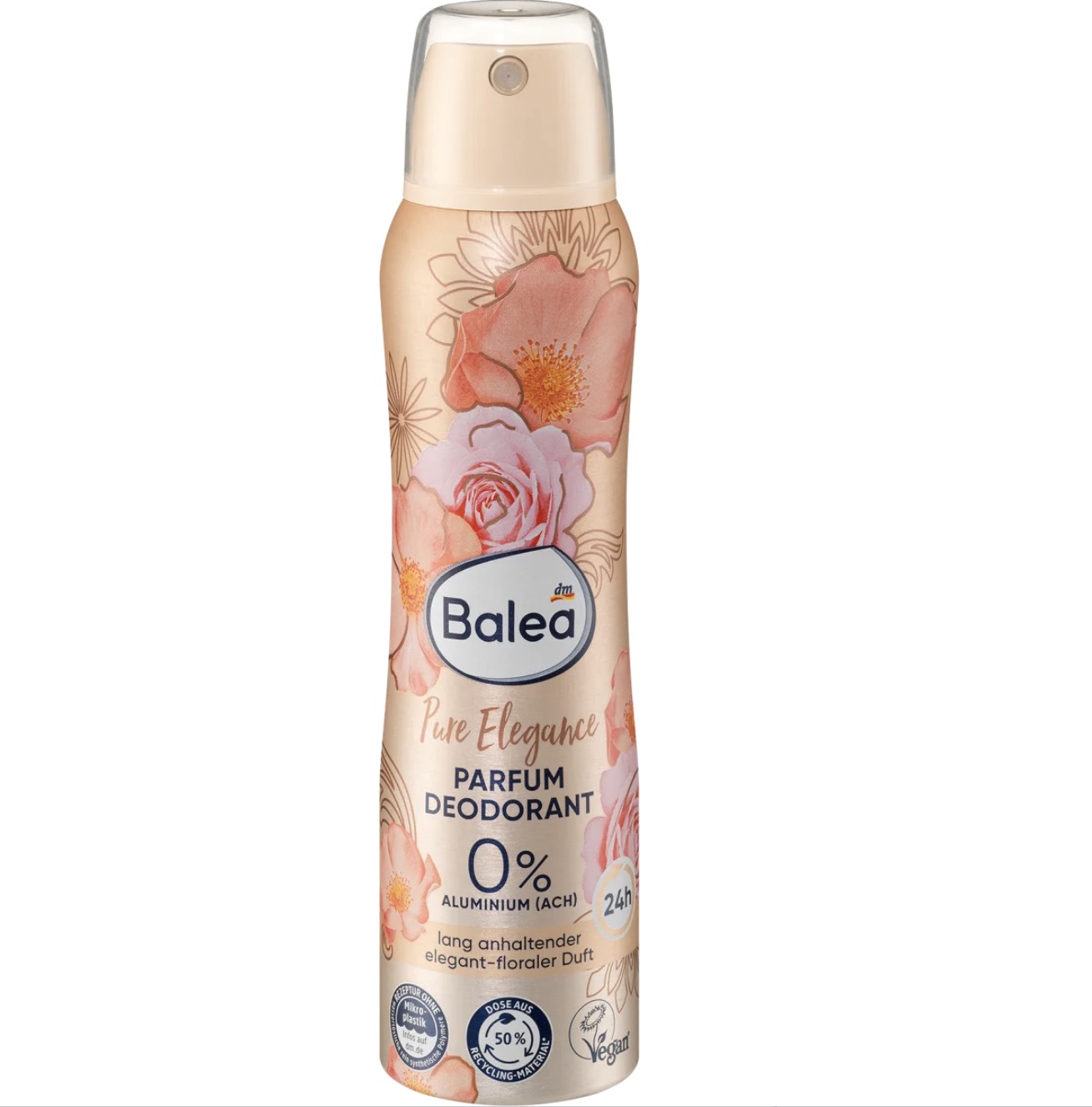 اسپری دئودورانت ضد تعریق زنانه الگانت باله آ مدل Pure Elegance حجم 150ml