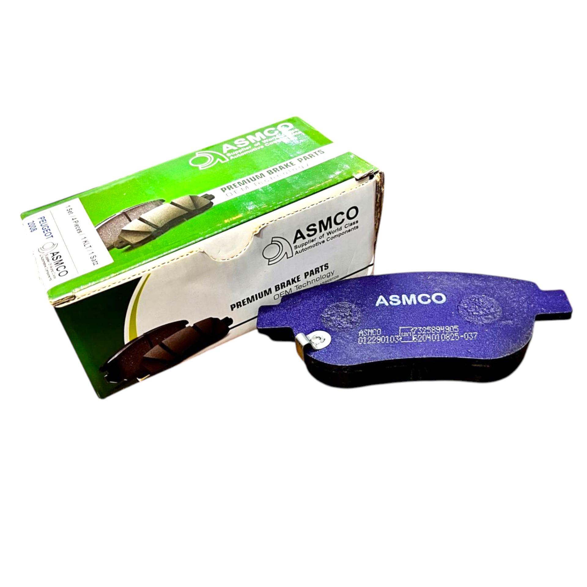 لنت ترمز جلو پژو 2008 آسمکو (ASMCO) (پس کرایه)