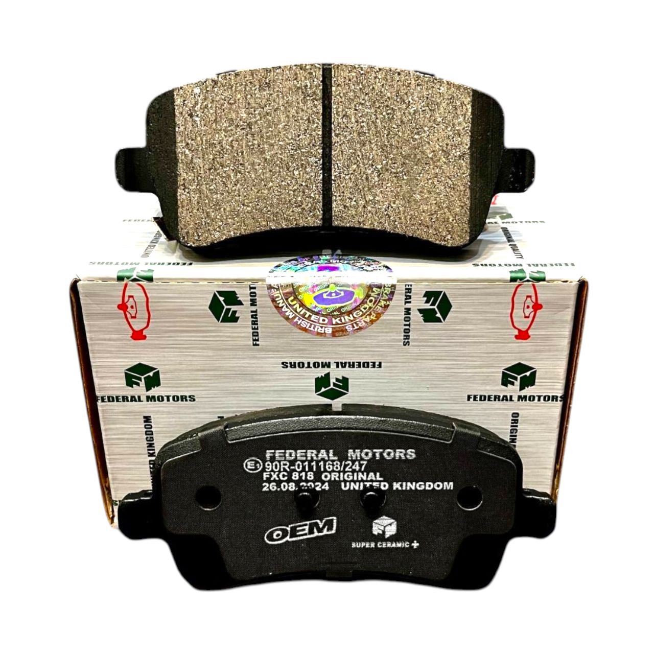 لنت ترمز عقب چری تیگو 7 برقی فدرال سرامیکی (پس کرایه)