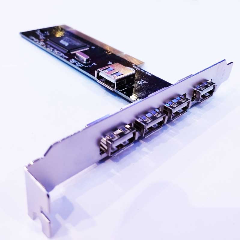 کارت USB2.0 4PORT چیپ VIA تایوان
