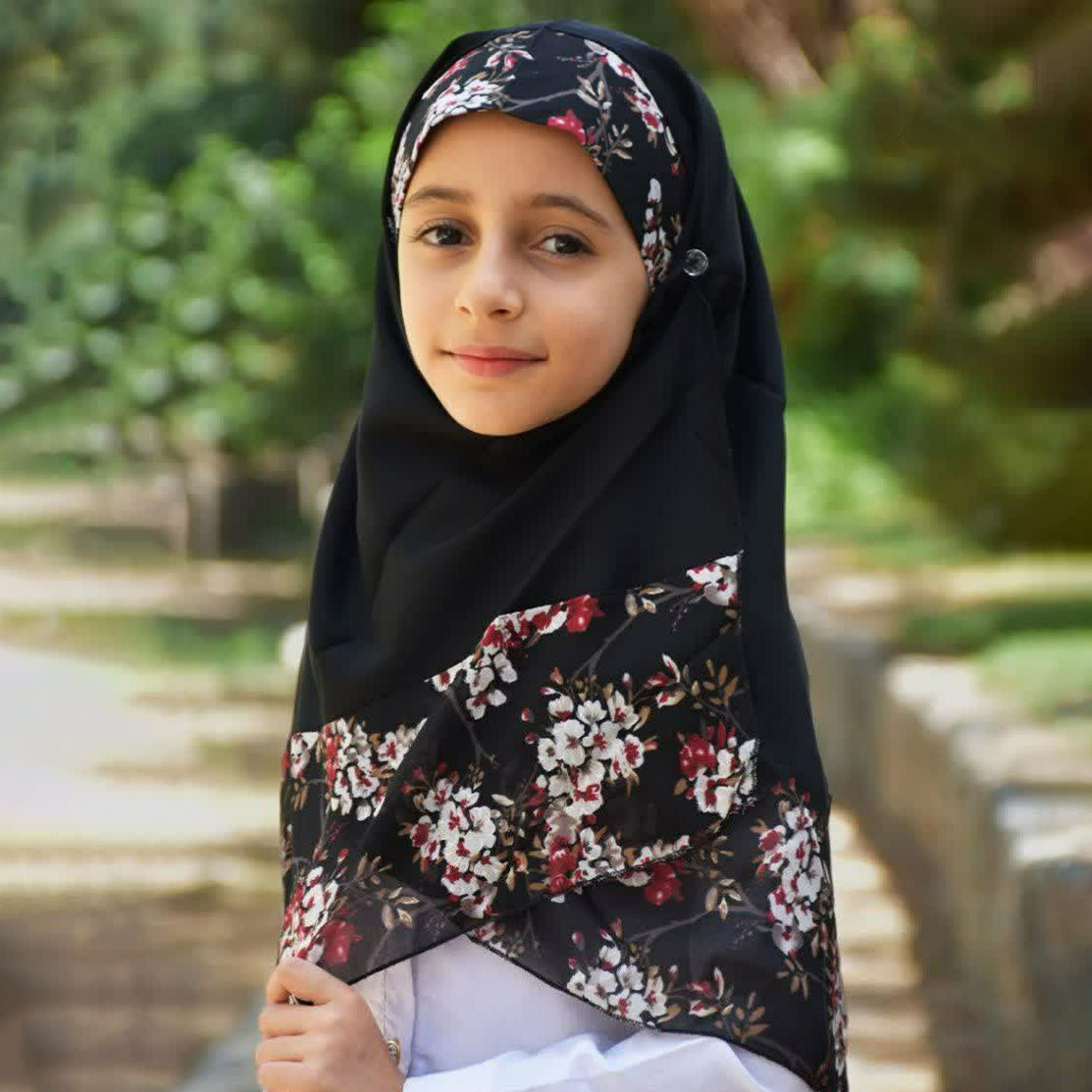 مقنعه نرگس دخترانه 