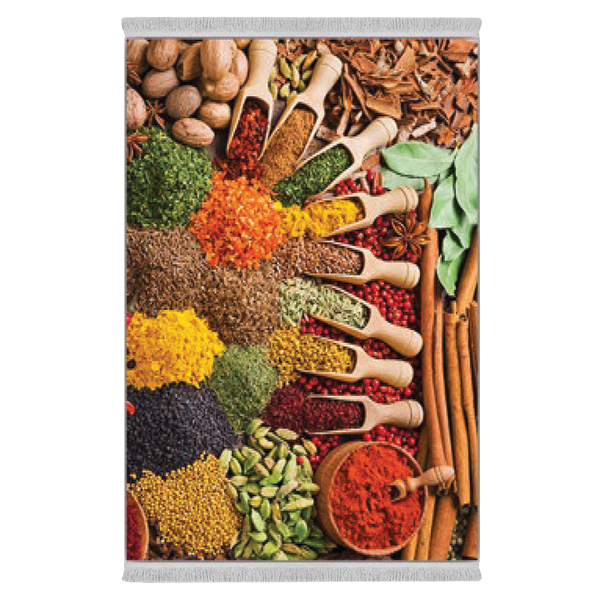 فرشینه شانل مخمل تُرک برند وارکالا طرح فانتزی کد 620
