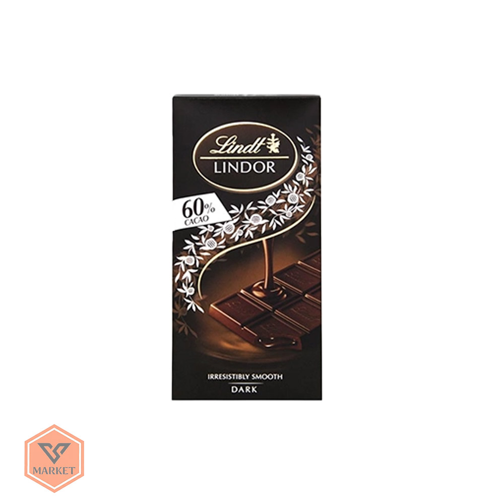 🍫 تبلت شکلات تلخ لیندور لیندت 60 % (Lindt LINDOR 60% Cacao) – جادوی تلخ و روان!