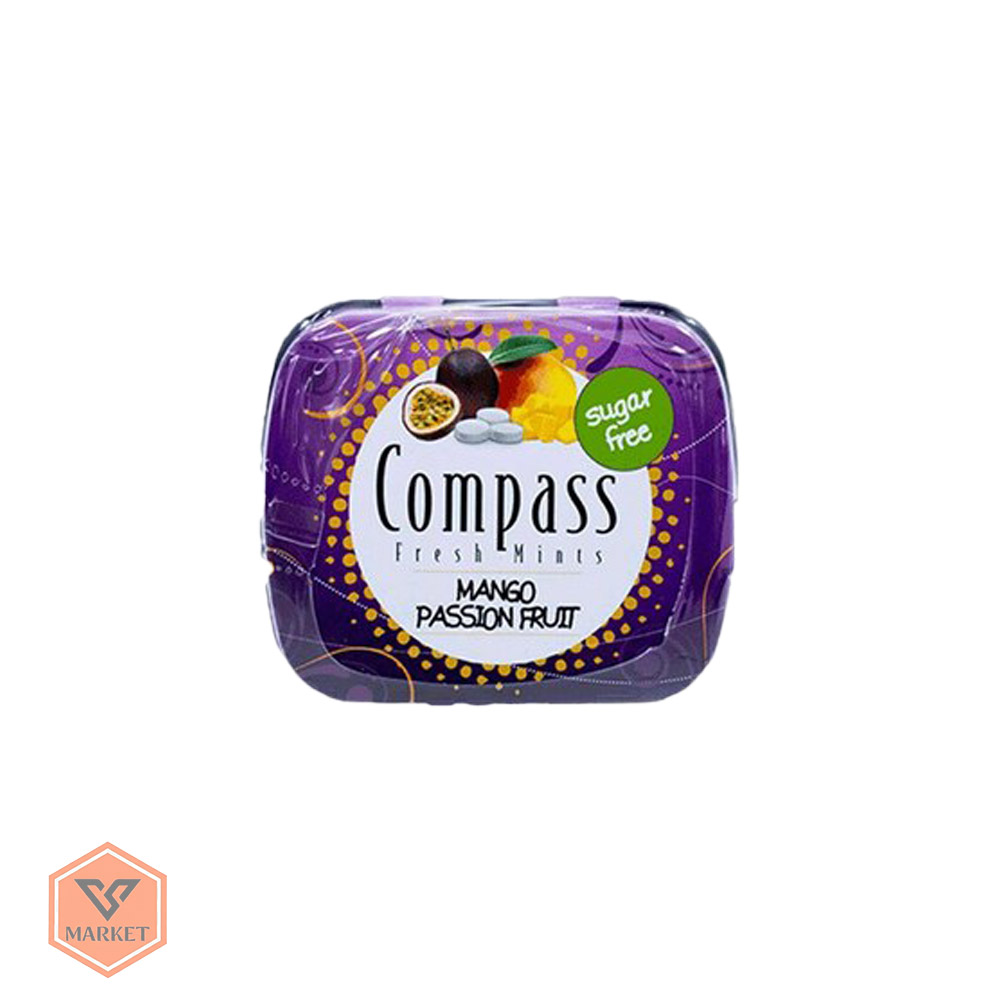 خوشبوکننده دهان کامپس (Compass) طعم انبه و پشنفروت (Mango Passion Fruit) - 14 گرمی