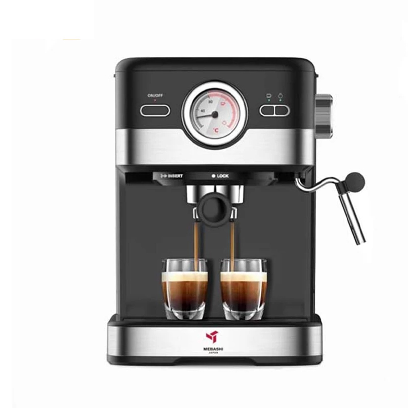 اسپرسو ساز مباشی مشکی Mebashi ECM 2031 Espresso Machine Black