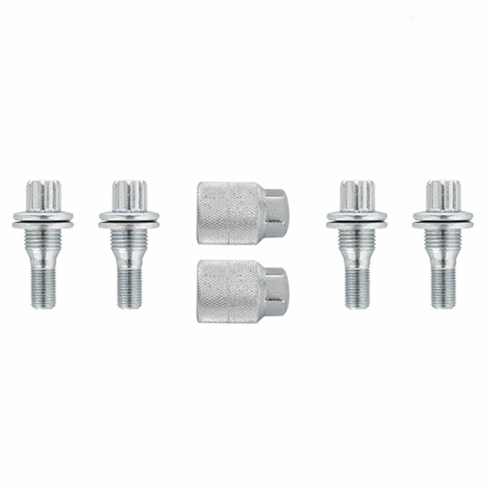 پیچ چرخ و رینگ ضد سرقت خودرو چیکال مدل M-58 مناسب برای سمند سورن پلاس مجموعه 6 عددی