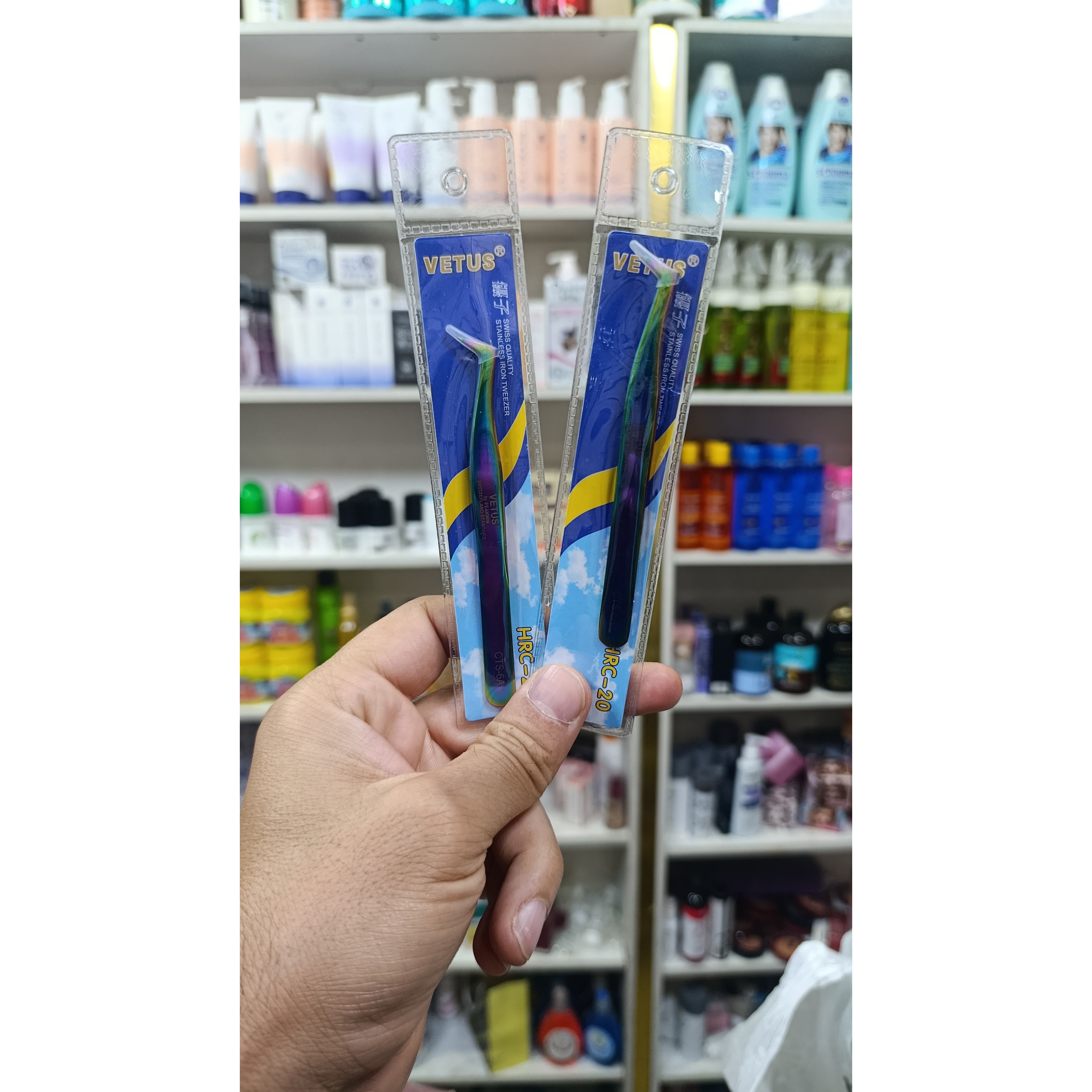 پنس یا انبر اکستشن مژه وتوس 90درجه