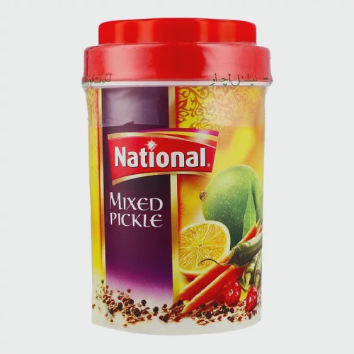 ترشی انبه مخلوط روغنی 1 کیلوگرم نشنال National