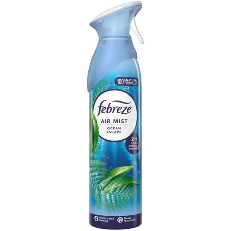 اسپری خوشبوکننده هوا فبریز مدل اوشن اسکیپ (Ocean Escape) با رایحه اختصاصی لنور عرضه شده در دریا بیوتی