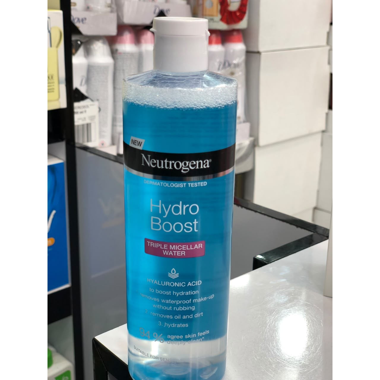 میسلار واتر سه کاره هیدروبوست نوتروژینا (Neutrogena Hydro Boost Triple Micellar Water)