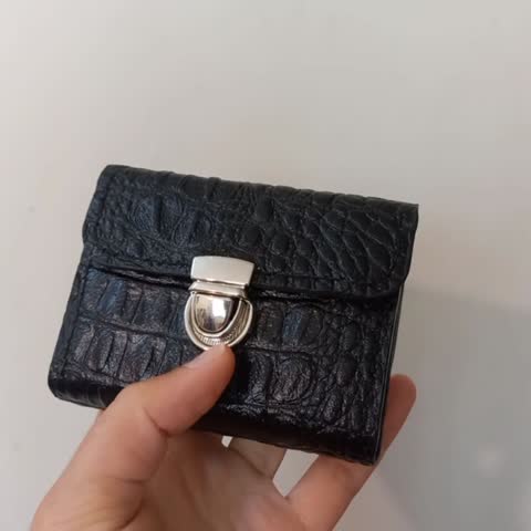 کیف چرم اکاردئونی 