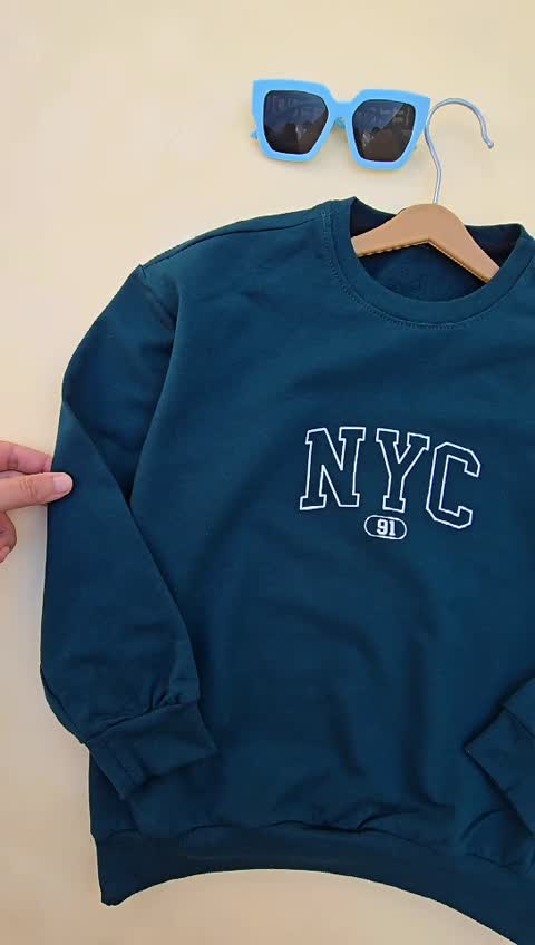 بلوز طرح NYC سایز 50 تا 60 