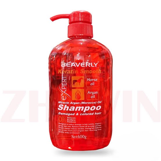 شامپو کراتین بیورلی قرمز (فاقد سولفات) اصل Keratin Smooth Beaverly