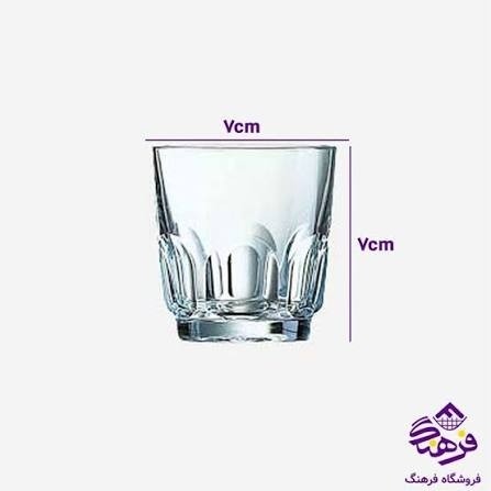 استکان عینکی 4 بلور کاوه
