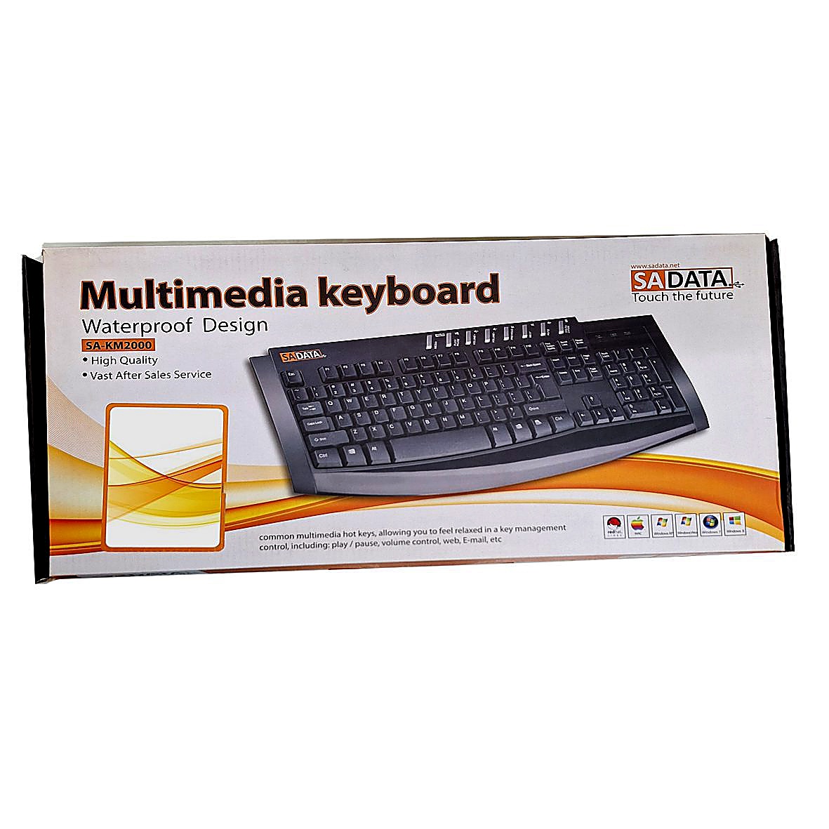 کیبورد باسیم سادیتا KM-2000 ا SADATA KM-2000 Wired Keyboard کد 2421