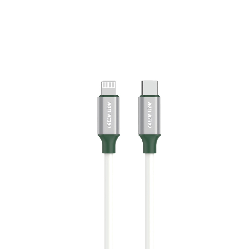 کابل Green Lion PVC USB-C to Lightning Wide Cable 1M PD 20W