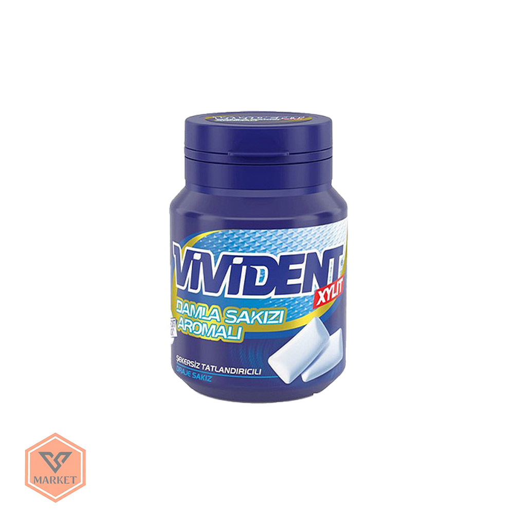 خرید آدامس بدون قند ویویدنت با طعم مصطکی (Vivident Xylit Damla Sakizi) – قوطی33 گرمی
