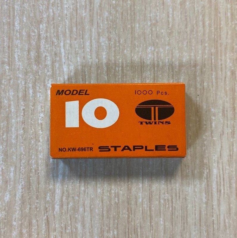 سوزن منگنه no.kw-696TR Staples Twins model 10 1000Pcs